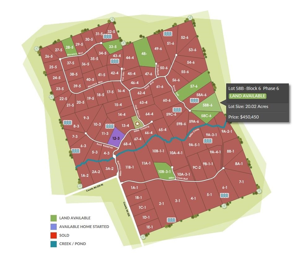 Tract 58B- 6 Miller Creek Ranch, Briggs